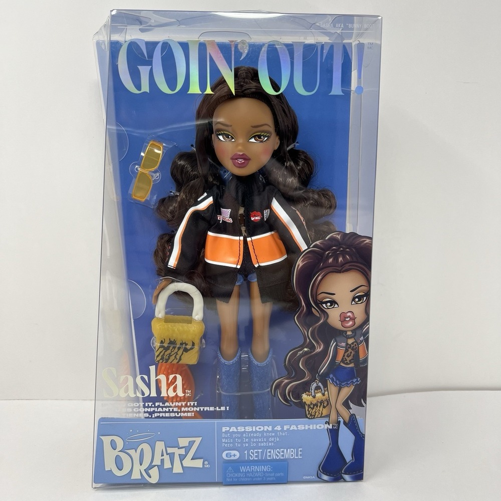 Bratz Sasha Goin' Out Doll 2024 Passion 4 Fashion Rare Highly Collectible Toy